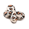 Electroplate & Spay Painted Acrylic Beads OACR-S043-05A-02-2