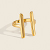 304 Stainless Steel Cuff Open Rings for Women EM2945-1-1