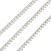 Iron Rhinestone Glass Cup Chain CH-U001-01G-2