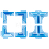 8Pcs Plastic Corner Guides for Chipboard Boxes NDIS-WH0696-881B-1