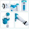 ABS Toilet Tank Fill Valve & Flush Valve Kit AJEW-WH0752-595-3
