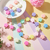 Acrylic European Beads MACR-TAC0001-28C-7