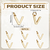 8Pcs Brass Charms KK-LP0001-85V-2