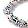 Blaking Painted Natural Lava Rock Beads Strands G-B086-A01-01A-3