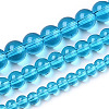 Transparent Glass Beads Strands GLAA-T032-T8mm-06-4