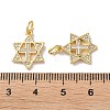 Brass Micro Pave Cubic Zirconia Pendants KK-B083-25C-G-3