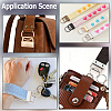 40Pcs 4 Colors Iron Ribbon Ends FIND-CN0002-57-5