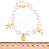 Ocean Brass Starfish Dolphin Charm Bracelets for Women KK-CBA68DA-05G-5