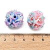 Polymer Clay Rhinestone Beads RESI-D015-03-3