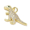Brass with Rhinestone Pendants RB-CBA6830-18G-06-2