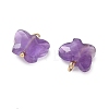 Natural Amethyst Pendants KK-D289-61G-03-2