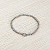 304 Stainless Steel Beads Stretch Bracelets for Women FS-WGC4F34-14-1