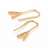 Rack Plating Eco-friendly Brass Earring Hooks LS-X-KK-D075-14G-RS-2