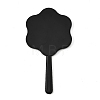 Plastic Flower-Edged Handheld Mirror AJEW-C049-01-4