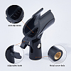 Plastic Adjustable Microphone Clip Holder for Mic Stand FIND-WH0366-305-4