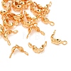 Brass Bead Tips X-KK-T032-153G-2