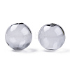Transparent Blow High Borosilicate Glass Globe Beads X-GLAA-T003-09G-2