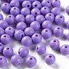 Opaque Acrylic Beads X-MACR-S370-C8mm-A32-1