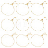 Brass Slider Bracelets Making MAK-UN0001-06G-1