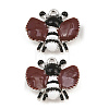 Brass Enamel Pendants KK-CBA6818-02P-1