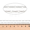 304 Stainless Steel Figaro Chains CHS-P028-13P-2