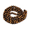 Imitation Tiger Eye Glass Beads Strands GLAA-Q106-03A-B03-2
