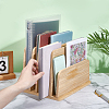 5-Slot Bamboo Slotted Display Stands ODIS-WH0038-300-4
