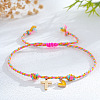 Brass Charm Bracelets LU5248-6-1