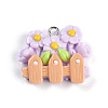 Resin Pendants RESI-I061-08B-1