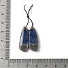 2Pcs Natural Lapis Lazuli Pendants G-A228-02B-3