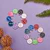 72Pcs 9 Colors Alloy Enamel Pendants ENAM-SZ0001-79A-05-6