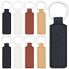 24Pcs 4 Colors PU Leather Keychains KEYC-SC0002-17-1