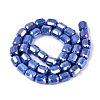 Anti-Tarnish Electroplate Glass Beads Strands EGLA-N027-03A-17-2