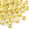 Natural Wooden Beads WOOD-TAC0010-05G-12