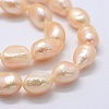Natural Cultured Freshwater Pearl Beads Strands PEAR-K004-06D-3