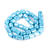 Anti-Tarnish Electroplate Glass Beads Strands EGLA-N027-03A-16-2