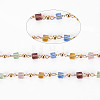 Handmade Acrylic Beaded Chains CHC-S012-001-B01-G-4