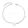 SHEGRACE 925 Sterling Silver Anklet JA56B-1