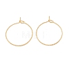 Ion Plating(IP) 316 Surgical Stainless Steel Hoop Earrings Findings X-STAS-D183-02G-01-1