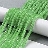 Baking Paint Imitation Jade Glass Bead Strands LS-DGLA-A034-J4MM-A9-2