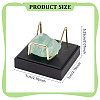 Square PU Leather Mineral Crystal Display Stands AJEW-WH0342-65B-2