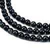 Natural Blue Tiger Eye(Dyed & Heated) Beads Strands LS-G-M438-A04-01-3
