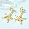 Brass Dangle Earrings EJEW-D352-06G-04-2