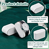 Imitation Leather Bracelet Watch Pillow Jewelry Displays BDIS-WH0016-03A-4