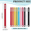 20Pcs 10 Colors 16MM Adjustable Imitation Leather Cord Bracelets BJEW-ME0001-21-2