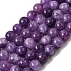 Natural White Jade Beads Strands G-H348-8mm-05-2
