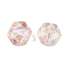 Electroplate Transparent Glass Beads EGLA-Q140-01-A05-2