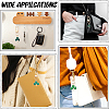 20Pcs 4 Styles Clover Alloy Enamel & Glitter Powder Pendant Decorations HJEW-CP00088-7