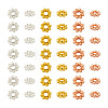 Craftdady 300Pcs 3 Colors Alloy Daisy Spacer Beads PALLOY-CD0001-11-3