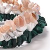 Chip Natural Gemstone Beaded Stretch Bracelets Sets X-BJEW-JB05699-2